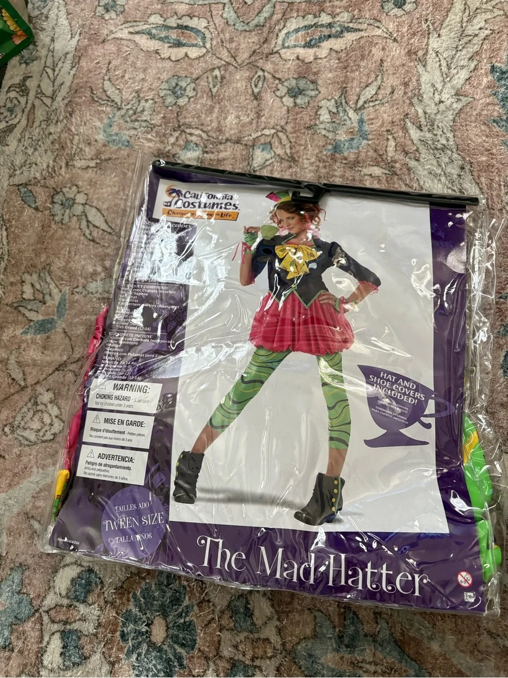 Alice in Wonderland Teen The Mad Hatter Costume XL
